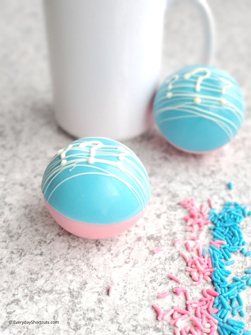 Gender Reveal Hot Chocolate Bombs