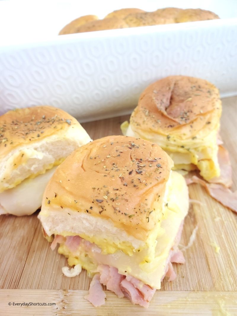 ham and cheese sliders for a party