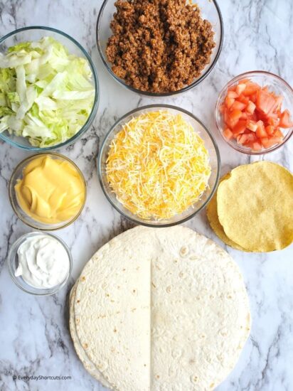 Copycat Taco Bell Crunchwrap Supreme - Everyday Shortcuts