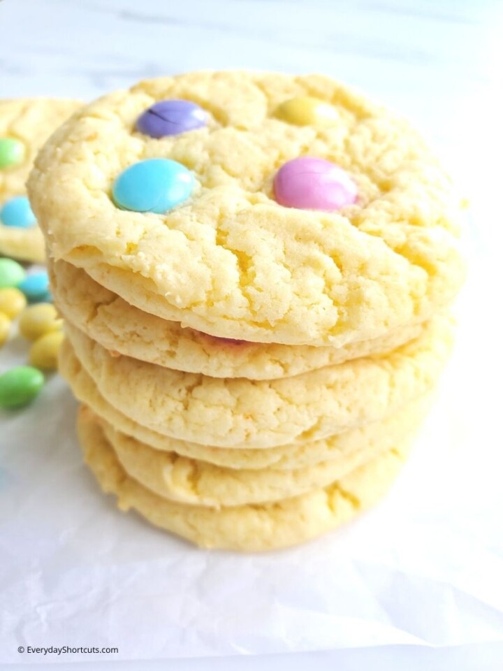 Cake Mix Spring Cookies - Everyday Shortcuts