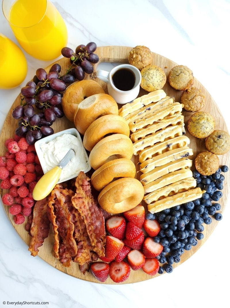 A Simple Brunch Charcuterie Board