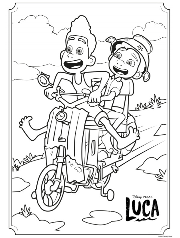 LUCA activity and coloring sheets