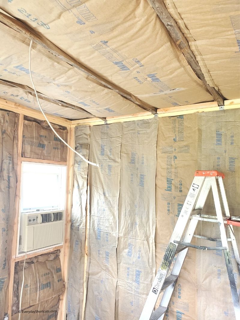 how to insulate a she shed