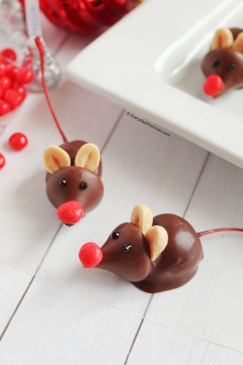 How to make Chocolate Christmas Mice