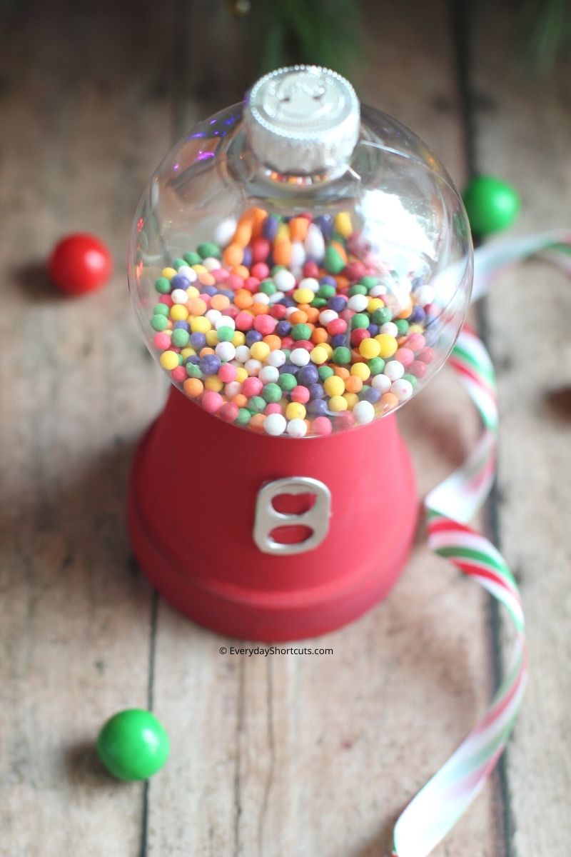 Mini Red Solo Cup Gumball Machine Ornament - Crafty Morning