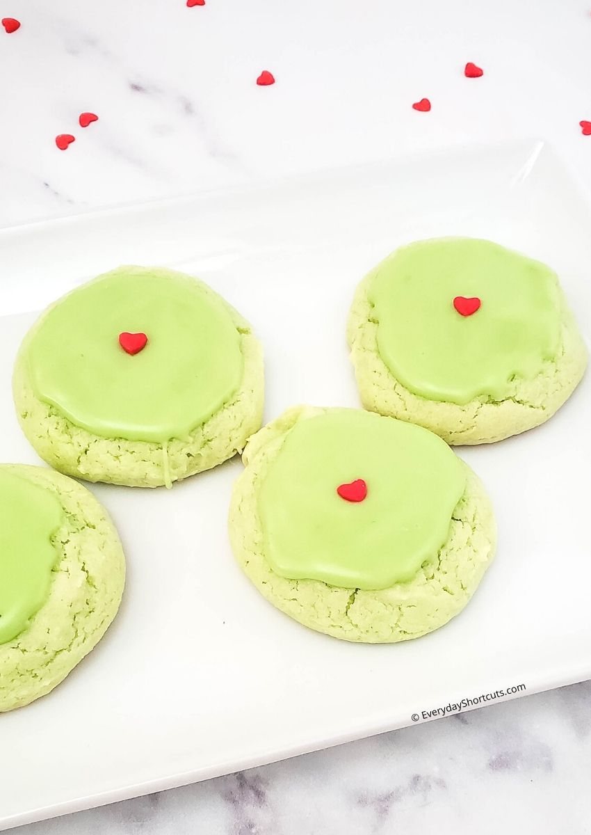 How to Make Grinch Cake Mix Cookies