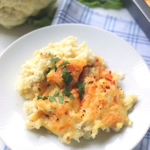 Mashed cauliflower with cream cheese discount