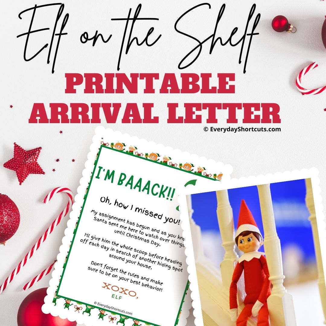 printable elf welcome letter