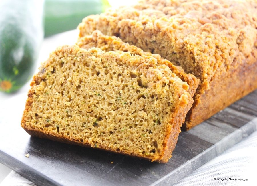 The best Zucchini Bread with Pumpkin Spice Streusel Topping recipe