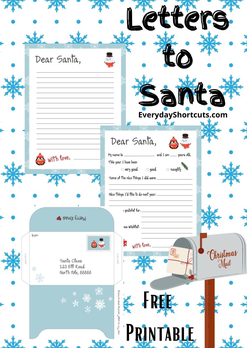 Letter to Santa Template