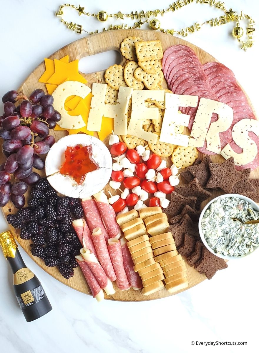 How to make a New Years Eve Charcuterie Board