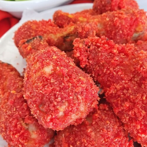 Air Fryer Flamin' Hot Cheetos Chicken Wings Everyday Shortcuts