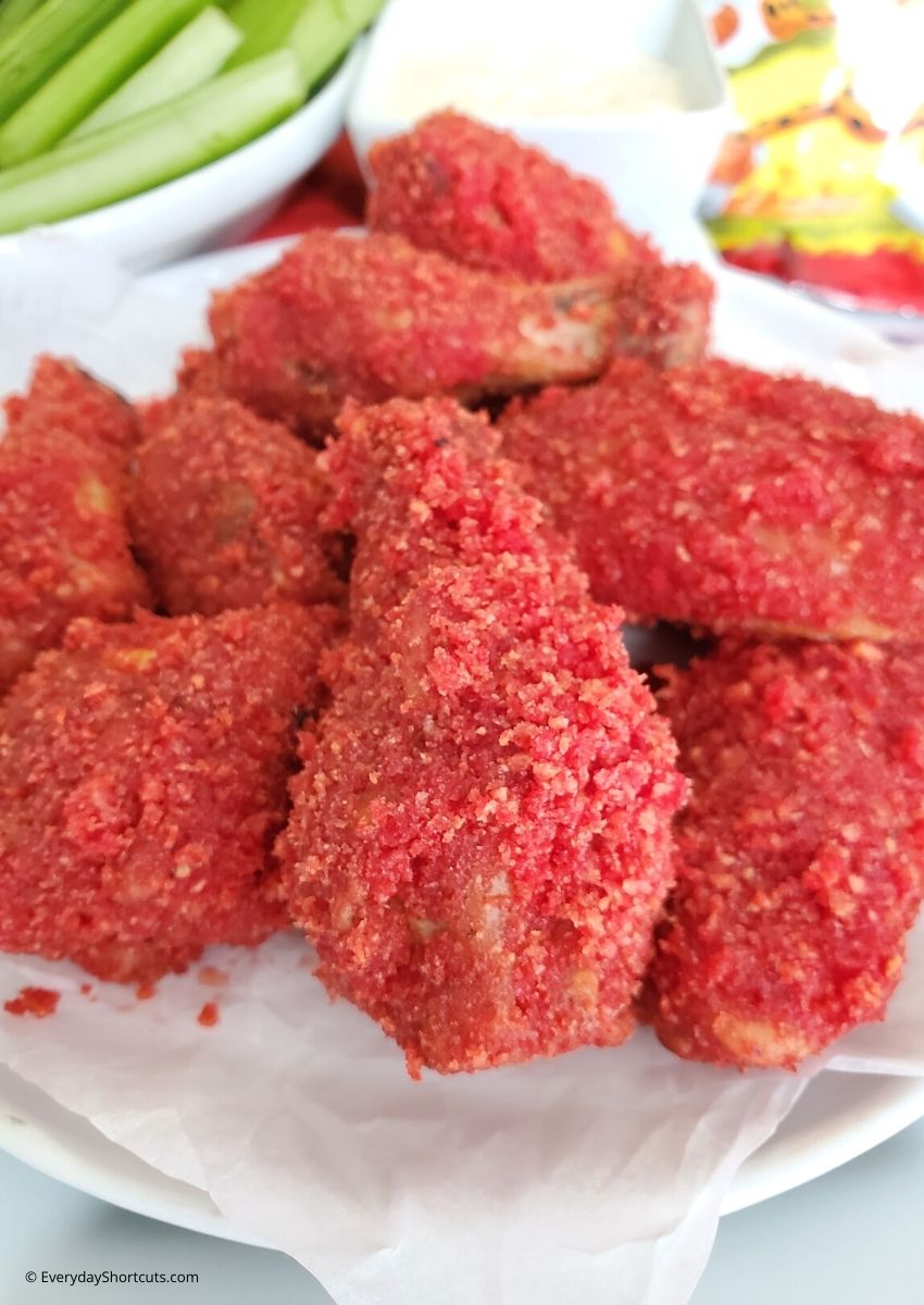 How to Make Air Fryer Flamin' Hot Cheetos Chicken Wings