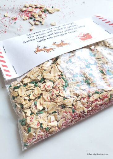 Magic Reindeer Food Recipe + Free Poem Printable - Everyday Shortcuts