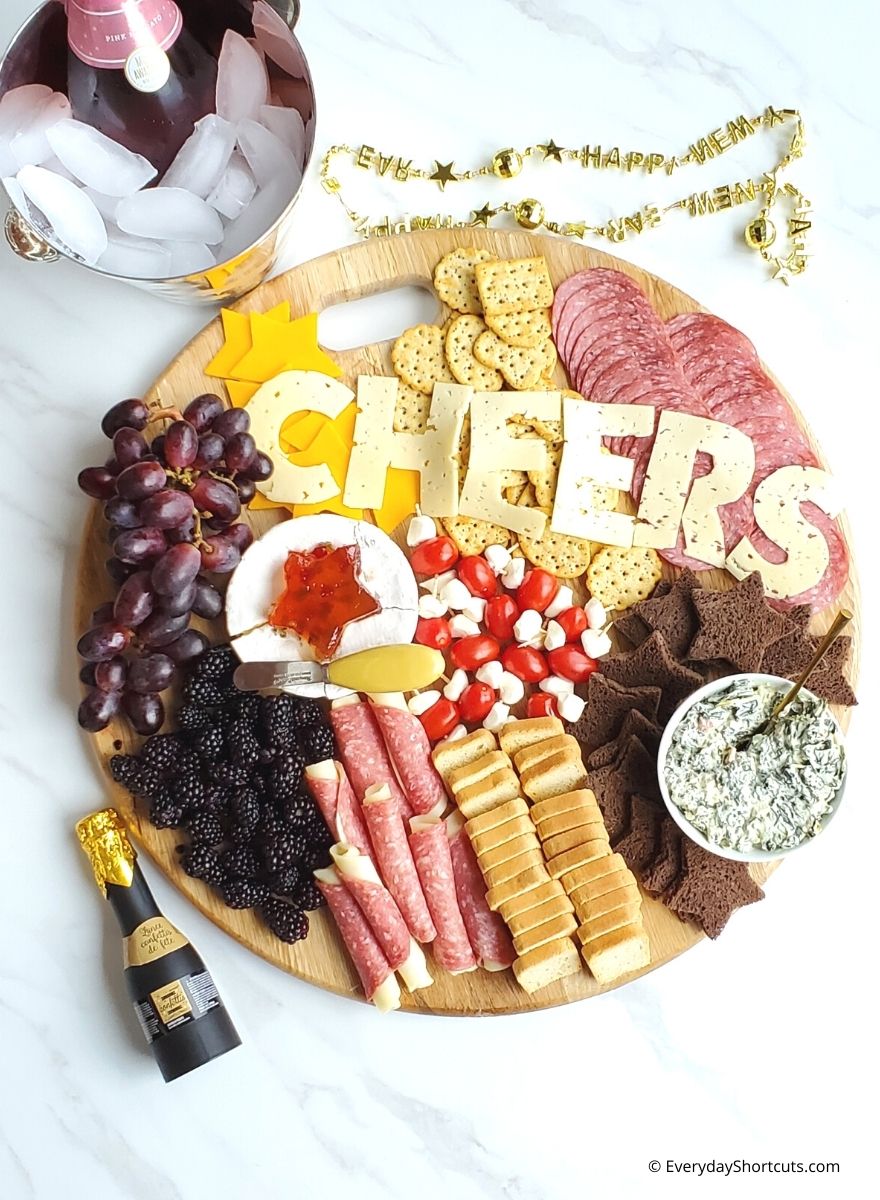 New Years Eve Charcuterie Board