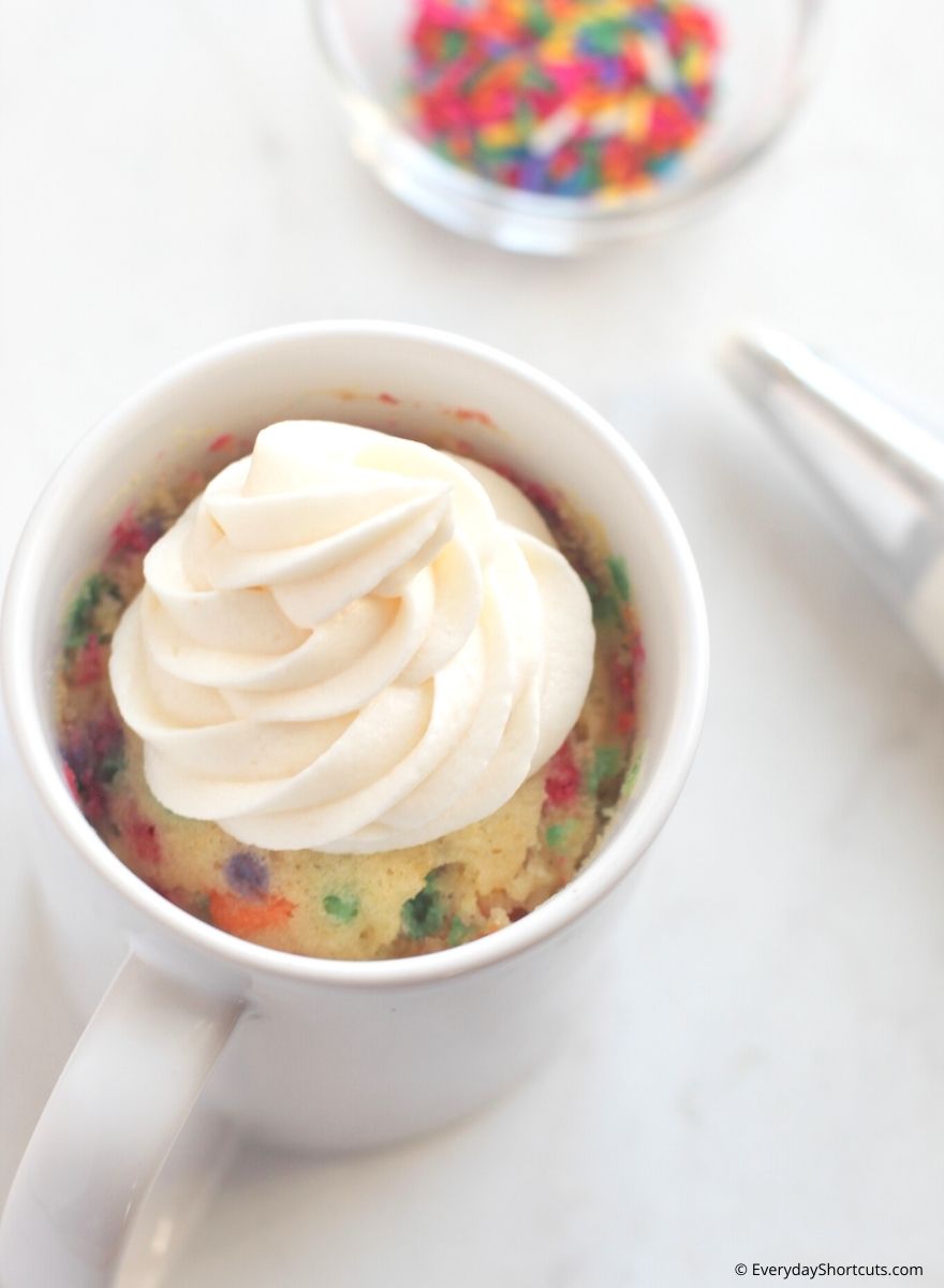 Funfetti Mug Cake Recipe - A Few Shortcuts