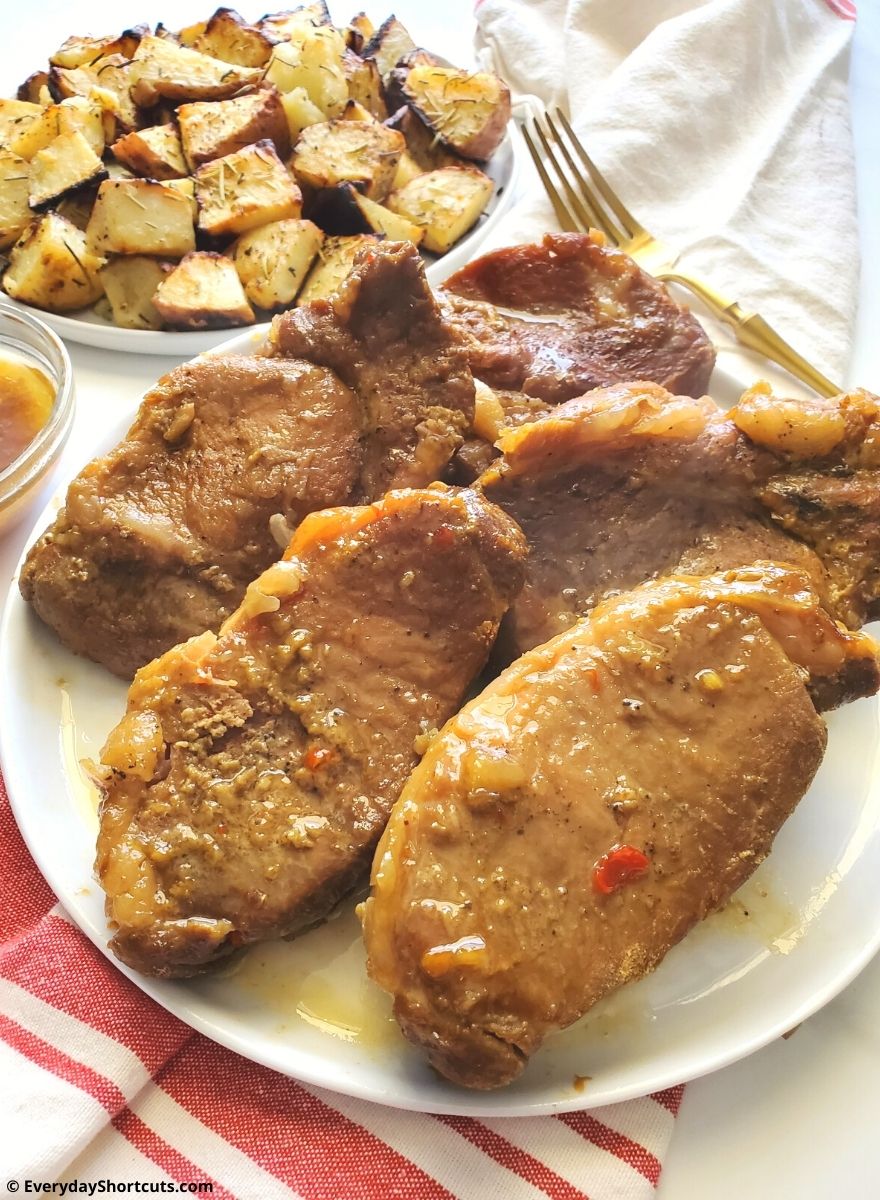 Slow Cooker Sweet Chili & Grape Jelly Pork Chops