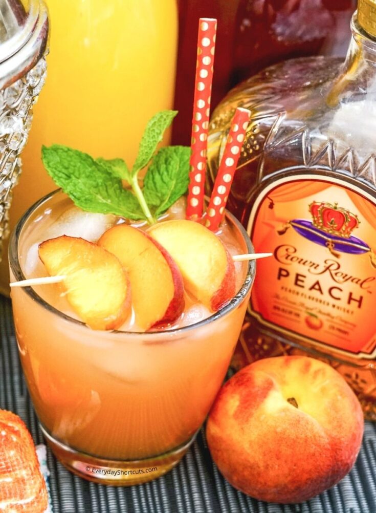 Royal Peach Cocktail Everyday Shortcuts