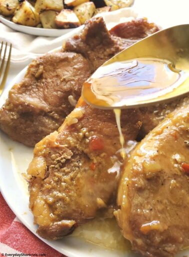 Slow Cooker Sweet Chili & Grape Jelly Pork Chops - Everyday Shortcuts