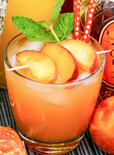 Royal Peach Cocktail - Everyday Shortcuts