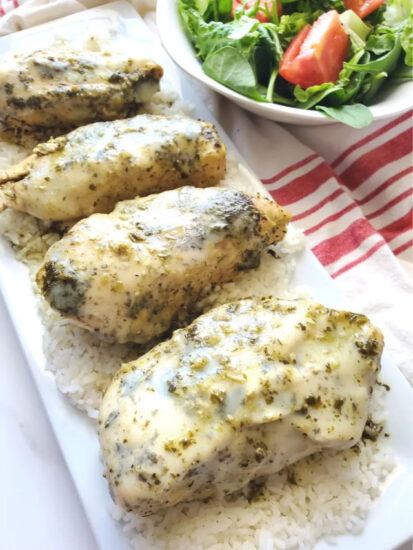 Slow Cooker Pesto Chicken Cover Image