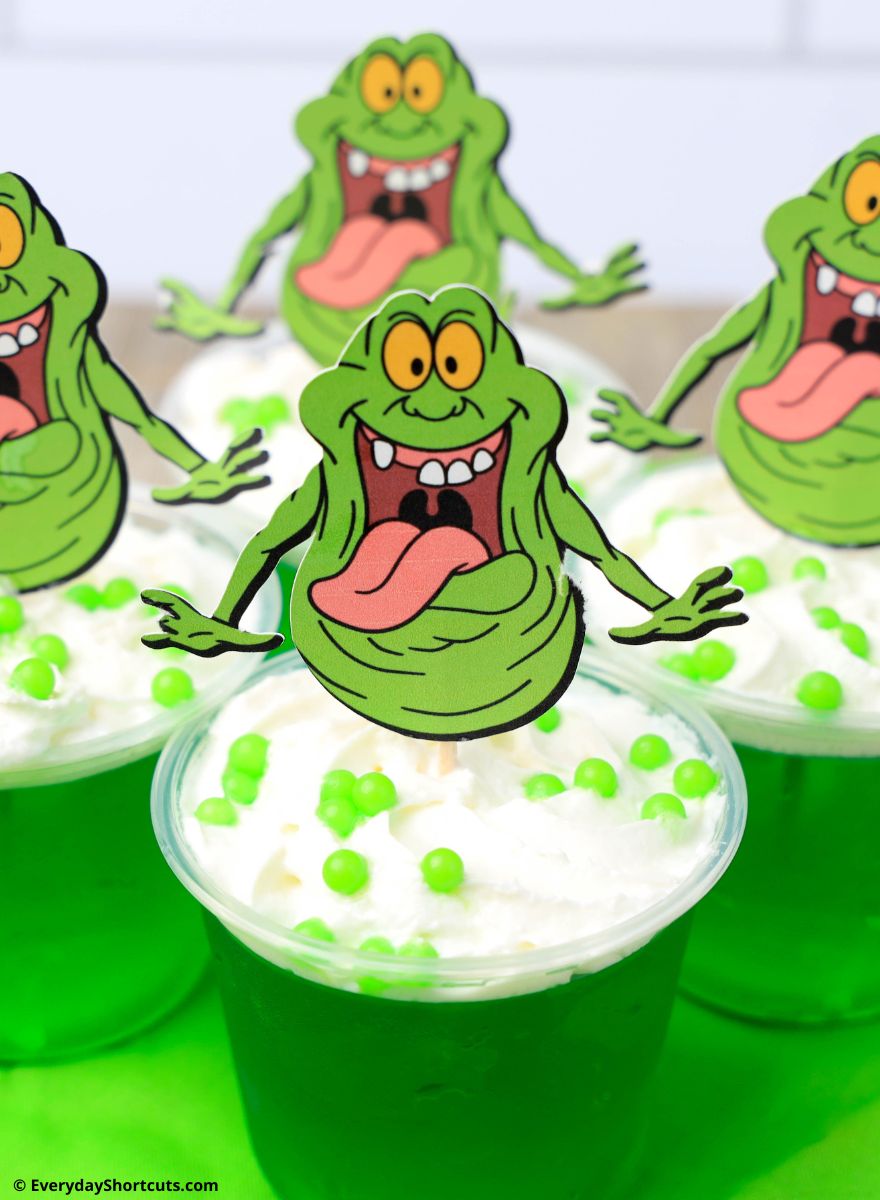 Printable Ghostbusters Slimer Toppers