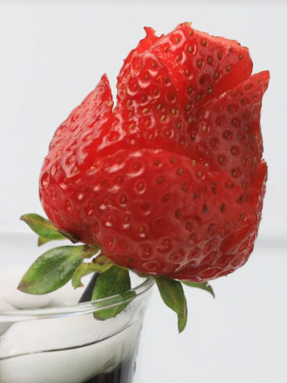 How to Make Strawberry Roses Image