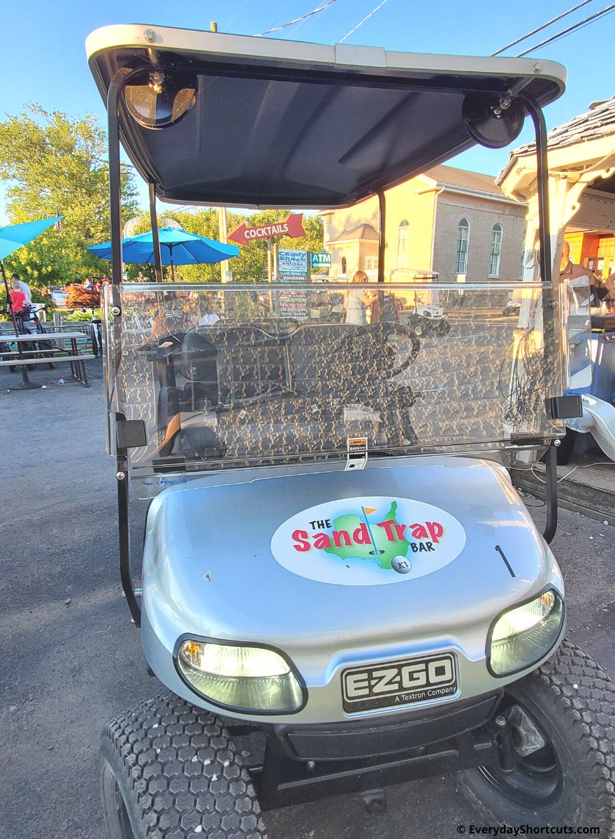 golf cart on Kelleys Island