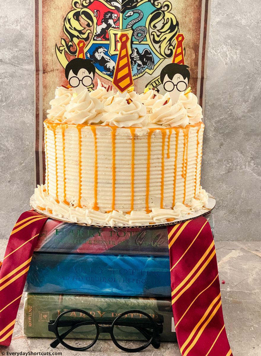 Harry Potter Inspired Butterbeer Cake