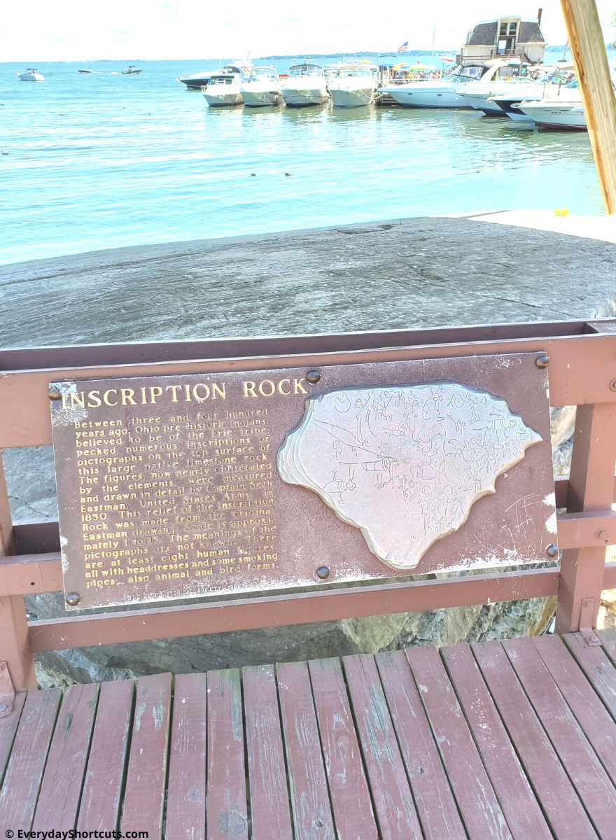 inscription rock at Kelleys Island