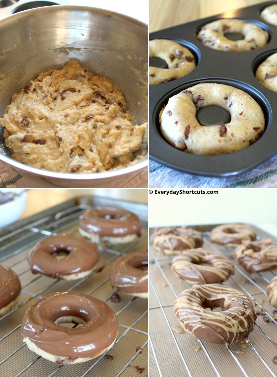 how to make peanut butter cup donuts