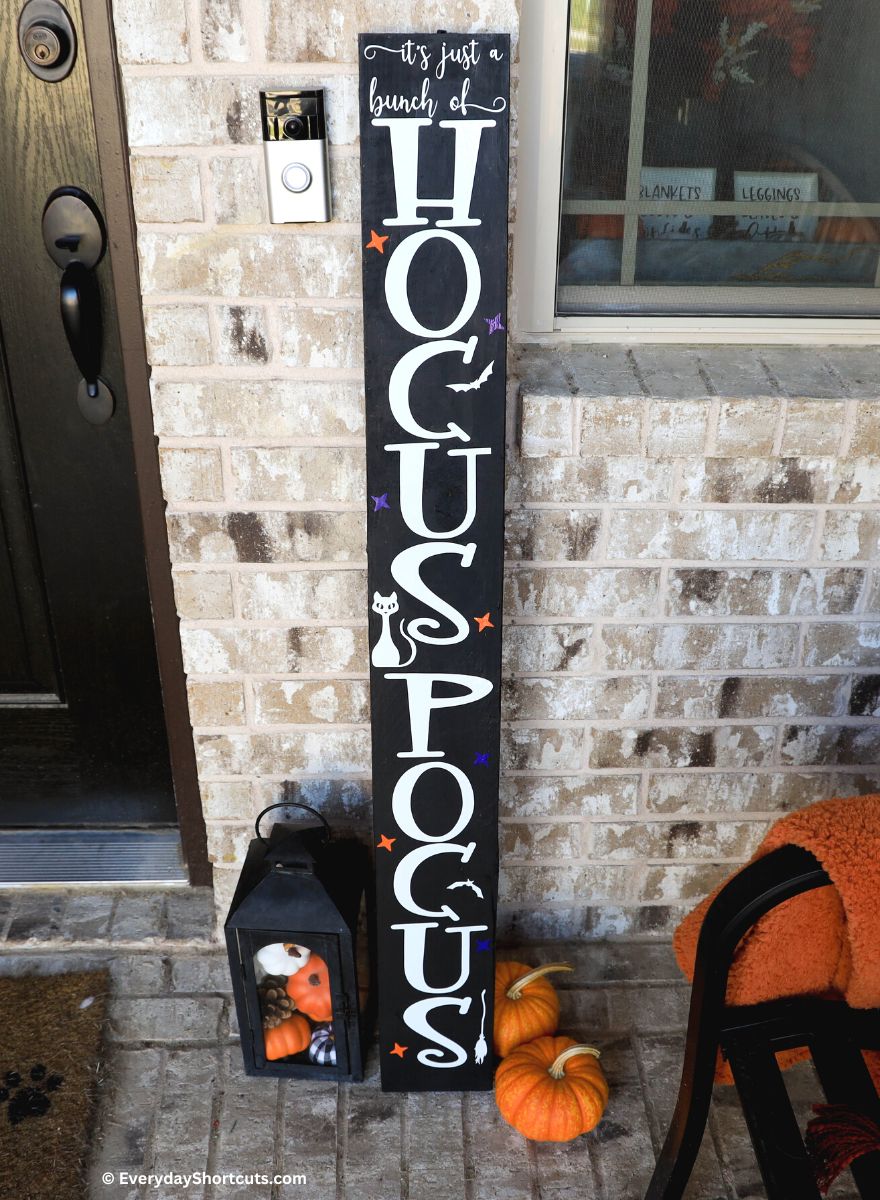 DIY Hocus Pocus Porch Sign