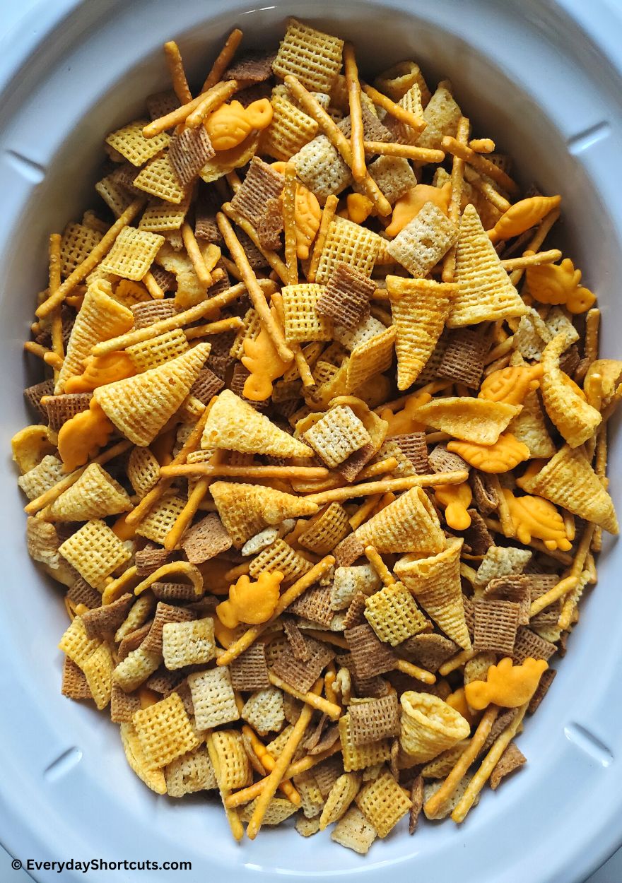 how to make chex mix in the slow cooker