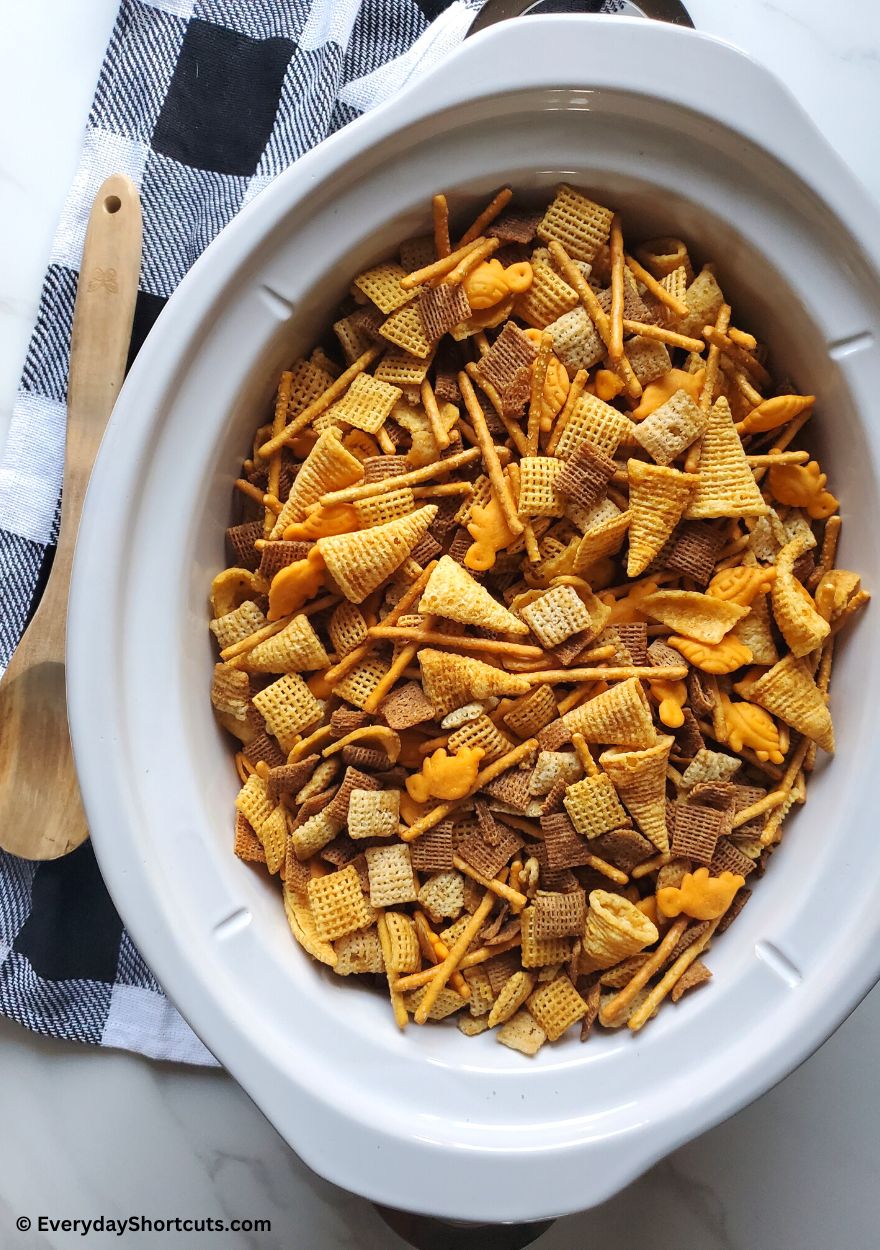 slow cooker chex mix