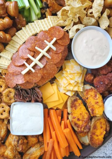 The Ultimate Football Charcuterie Board - Everyday Shortcuts