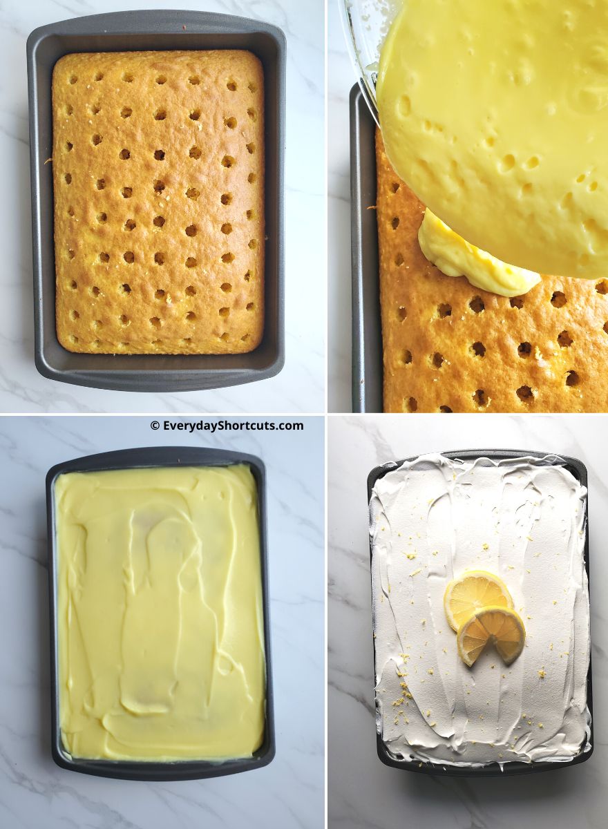 how to make lemon poke cake