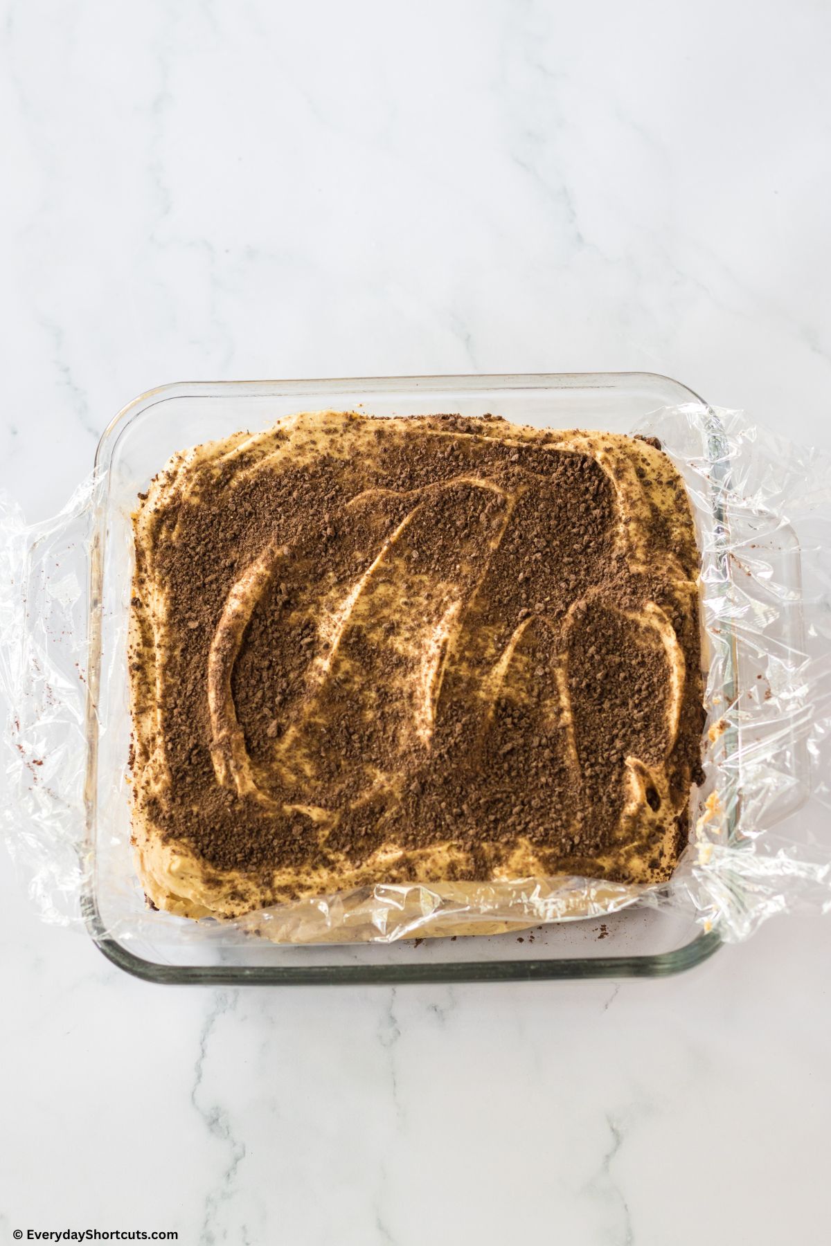 layer of crushed graham crackers