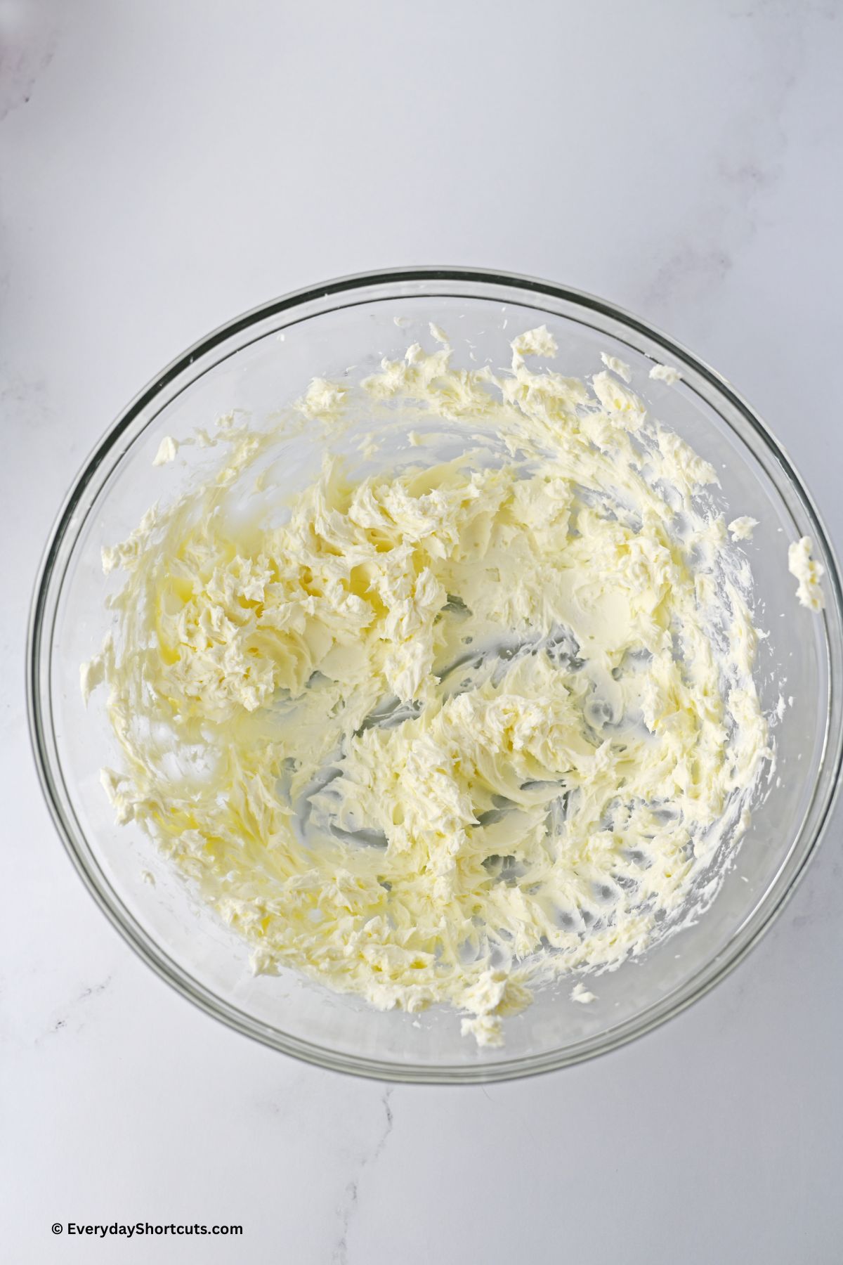 mix cream cheese in a bowl