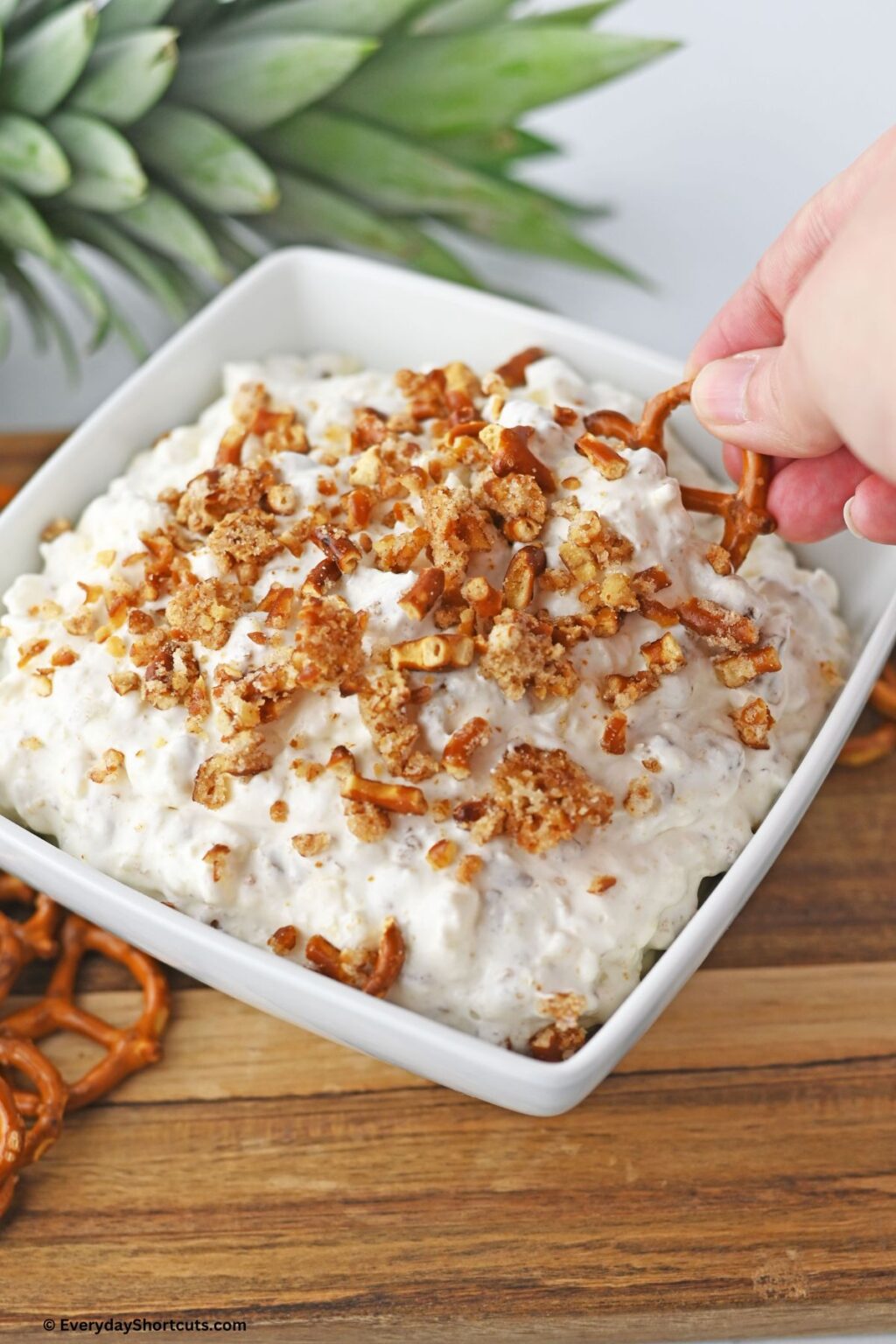 Easy Pineapple Pretzel Fluff Everyday Shortcuts