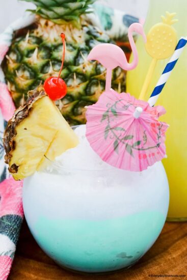 Island Fishbowl Drink - Everyday Shortcuts