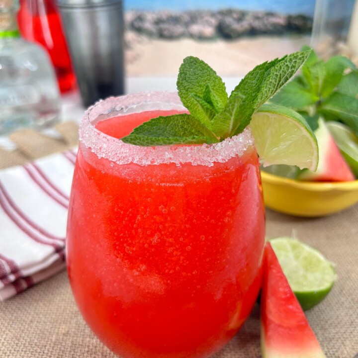 Best Frozen Watermelon Margarita Recipe Everyday Shortcuts