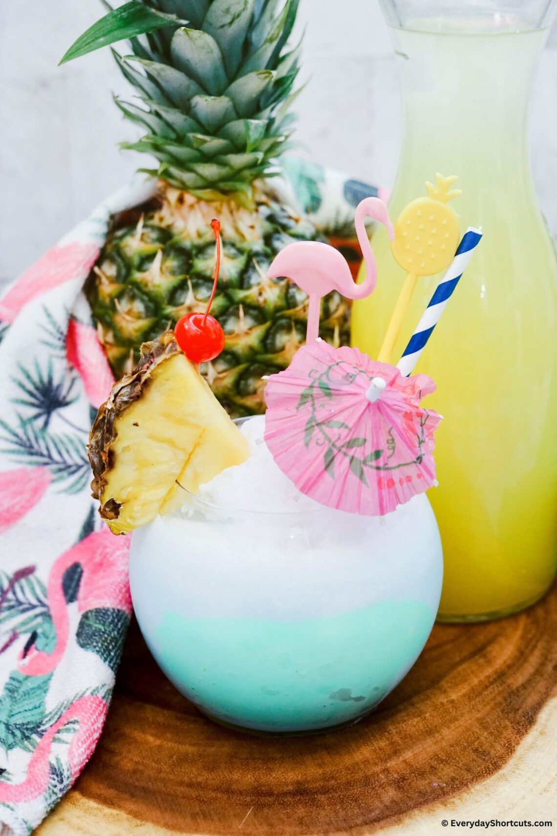 Island Fishbowl Drink - Everyday Shortcuts