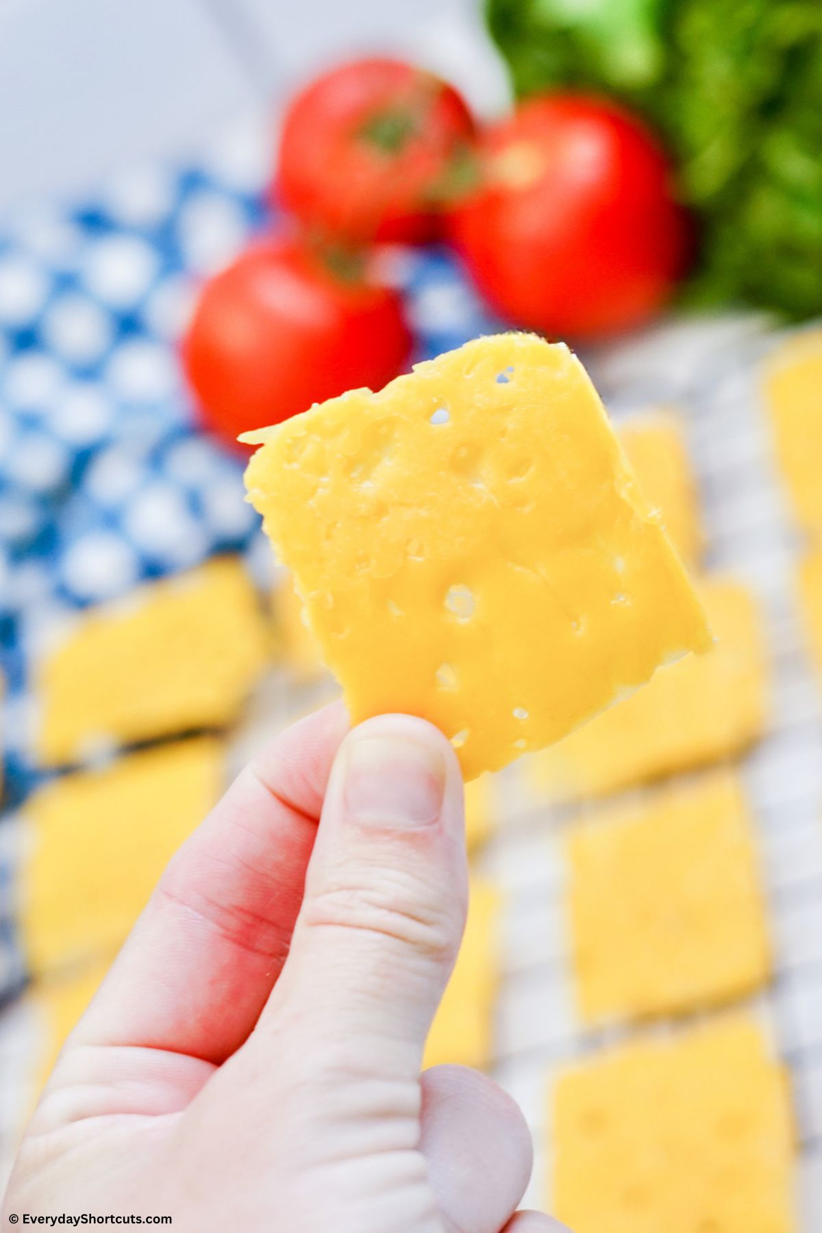 low carb keto cheese crackers