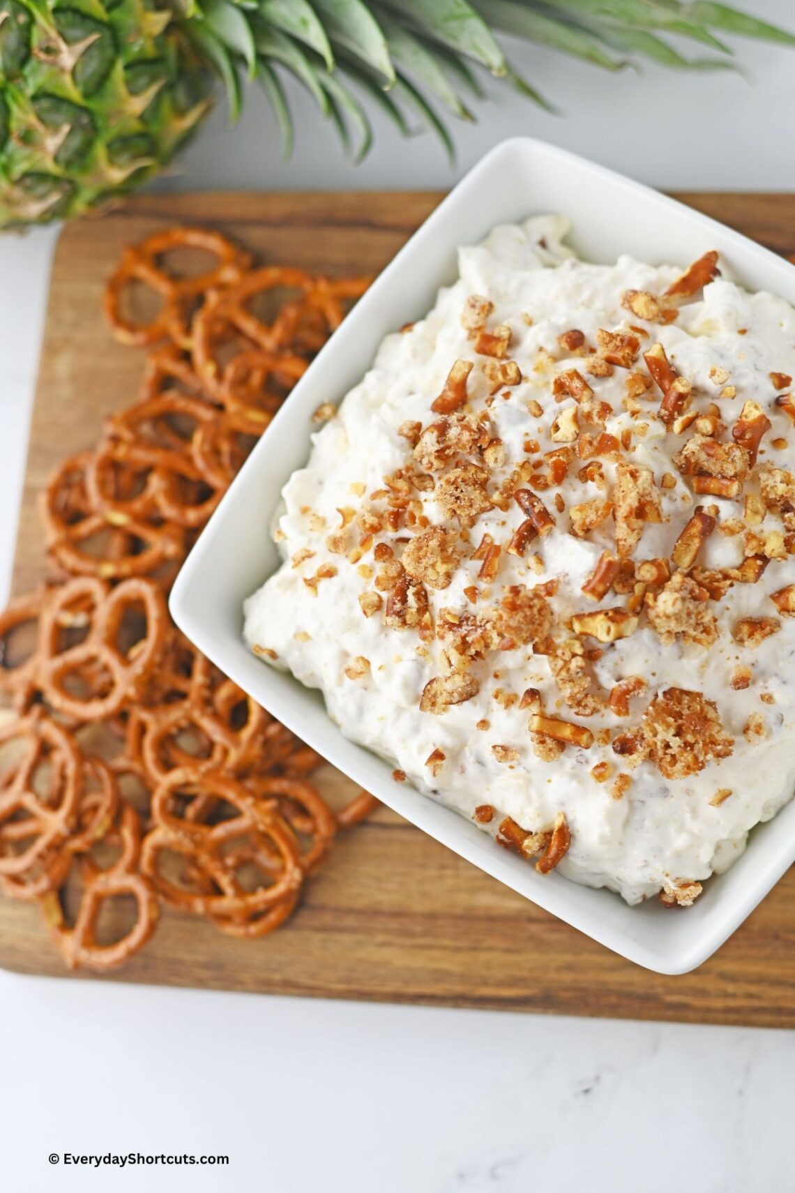 Easy Pineapple Pretzel Fluff Everyday Shortcuts