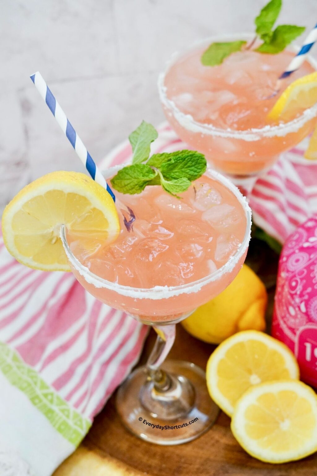 Pink Señorita - Pink Lemonade Margarita - Everyday Shortcuts