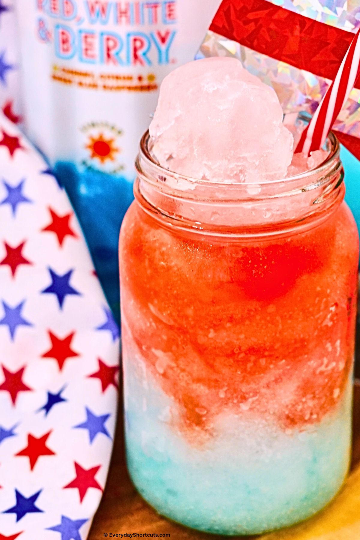 Patriotic Slushy Cocktail