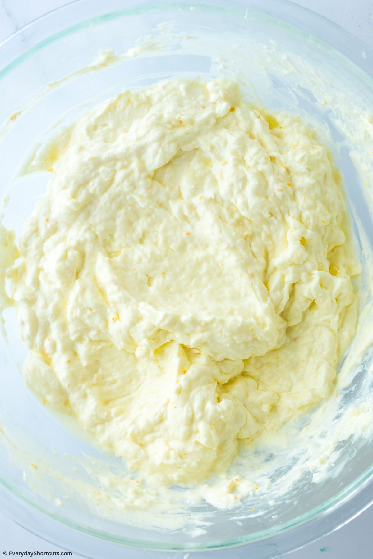 mix cream cheese mixture and whipped cream together