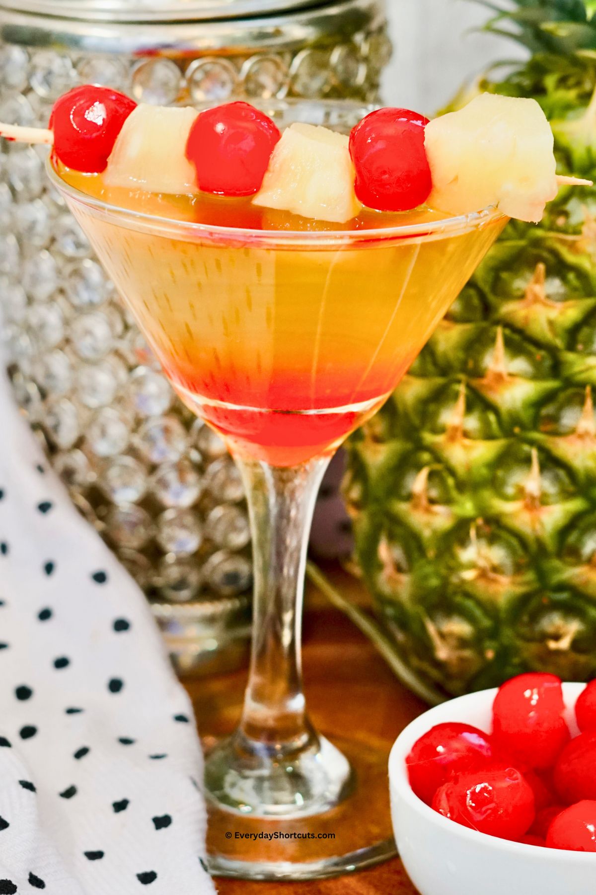 Bikini Martini in a martini glass