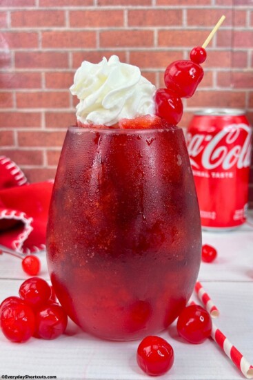 Cherry Rum and Coke Slushie - Everyday Shortcuts