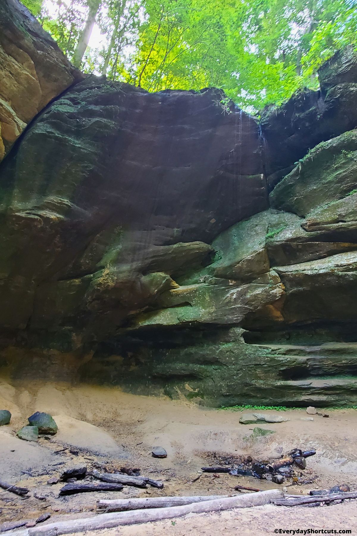 clear fork gorge waterfall